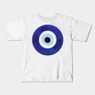 Evil Eye – Black Background Kids T-Shirt